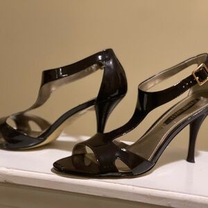 Nine West Black Patent Heels